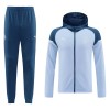 Chaqueta De Entrenamiento Con Capucha Manchester City 2024-25 Azul - Hombre